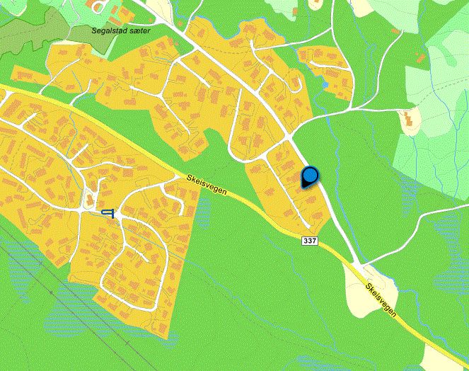 Gausdøler har alltid vært flinke med navn. Det nederste hyttefeltet mot veien ble selvsagt kalt....Snippen!